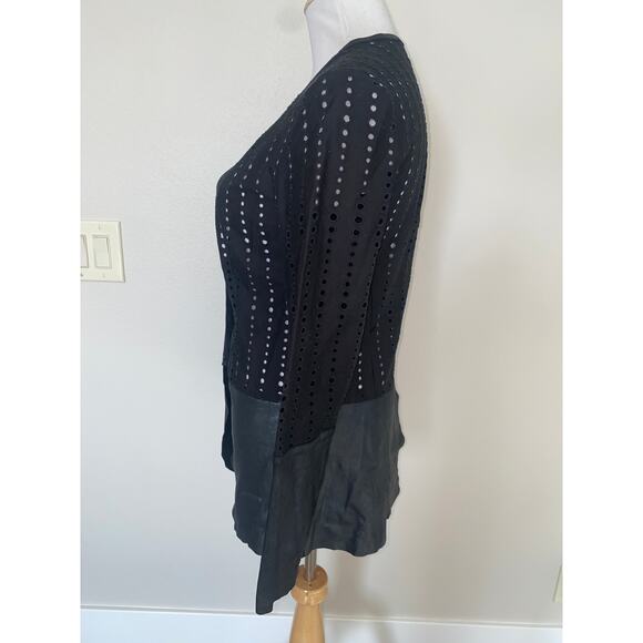 Sachin + Babi for Ankasa Blazer Leather Eyelet Black Size 6 - Picture 3 of 6
